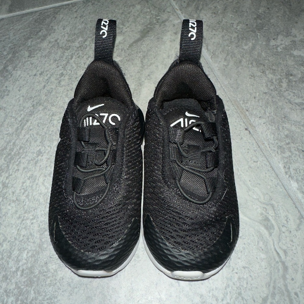 Nike Air Max 270 Black White DD1646-002 Toddler Shoes Size 5C